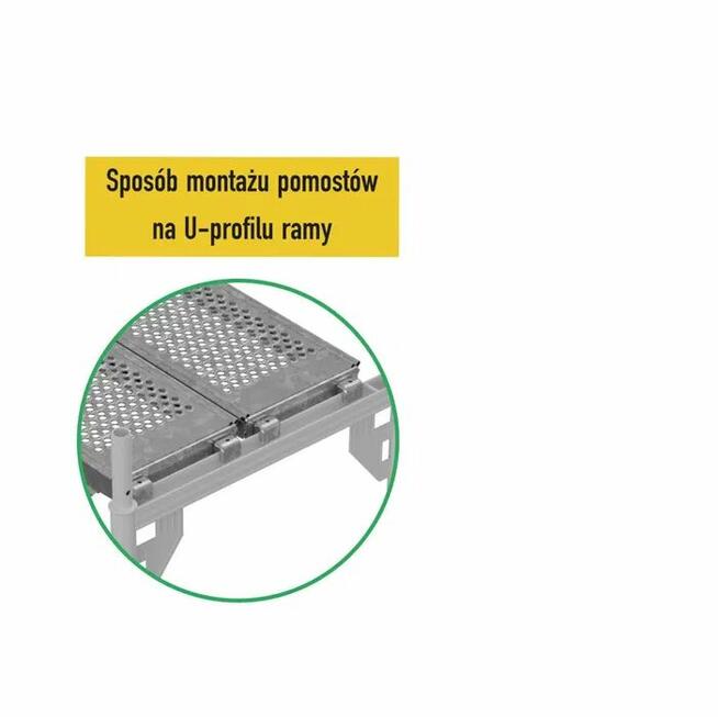 RUSZTOWANIE - Pomost stalowy ERGO 307×32