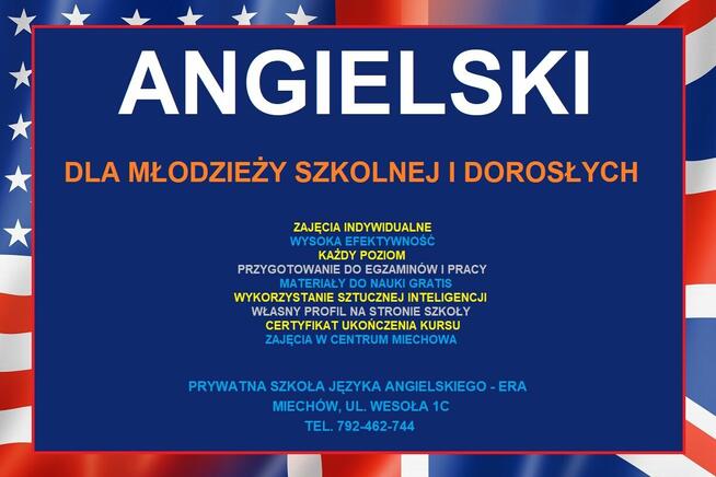 ANGIELSKI KURSY I KOREPETYCJE