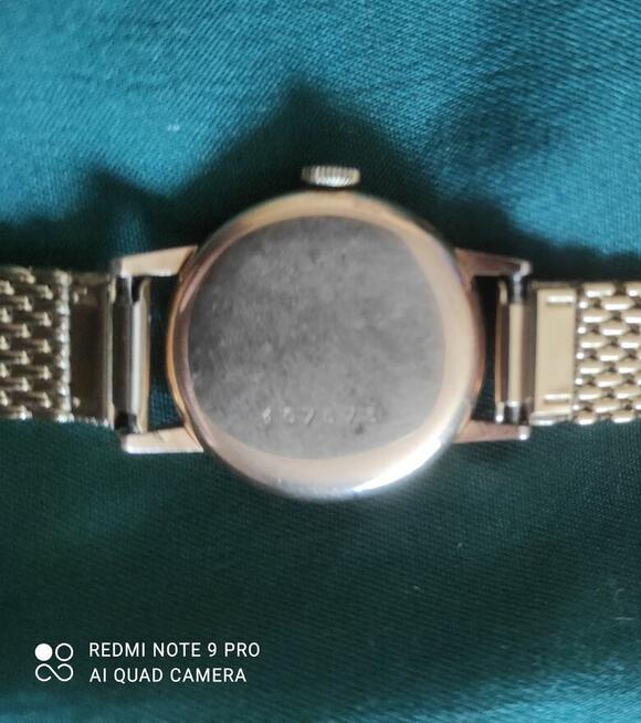 Damski złoty zegarek 14 K 585 Zenith