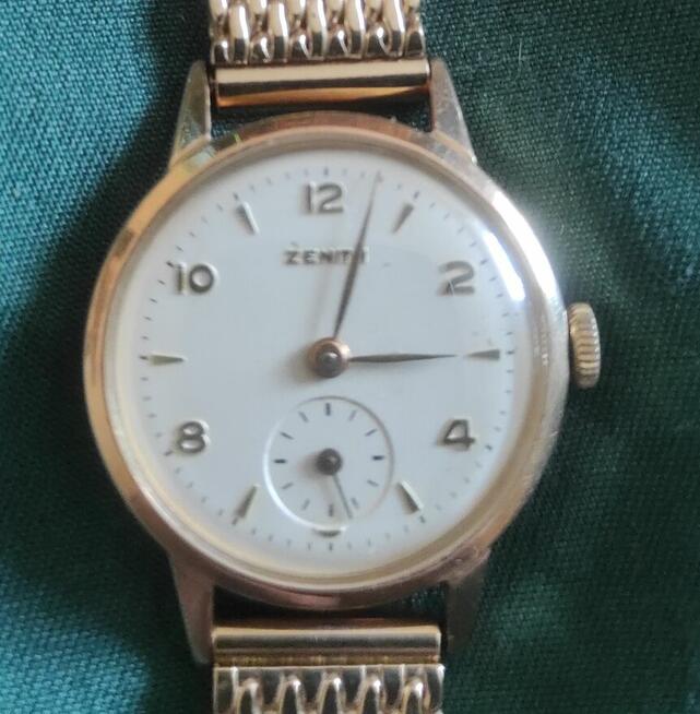 Damski złoty zegarek 14 K 585 Zenith