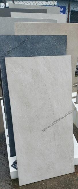 Płytki tarasowe 2cm na schody gres 120x60 City white Cerrad