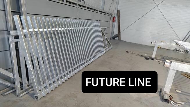 Brama przesuwna 4m wypełnienie panel aluminiowy, inne modele