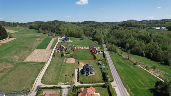 Działka budowlana Łęki gm. Myślenice