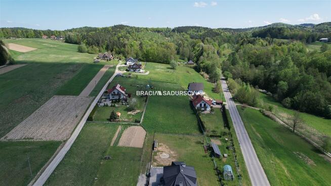 Działka budowlana Łęki gm. Myślenice