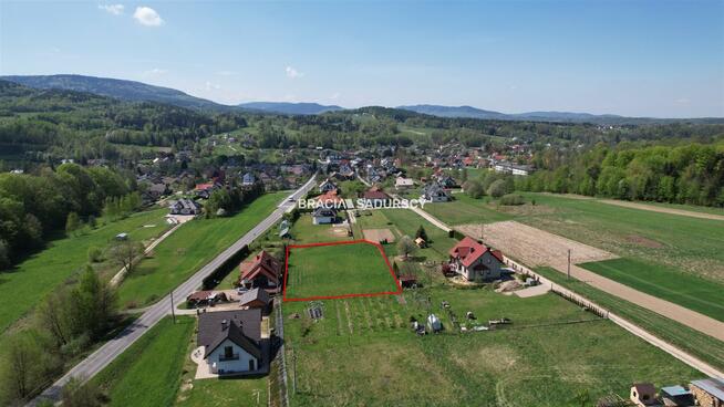 Działka budowlana Łęki gm. Myślenice