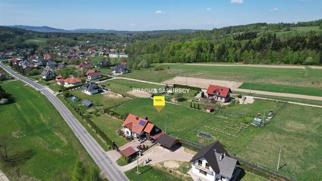 Działka budowlana Łęki gm. Myślenice