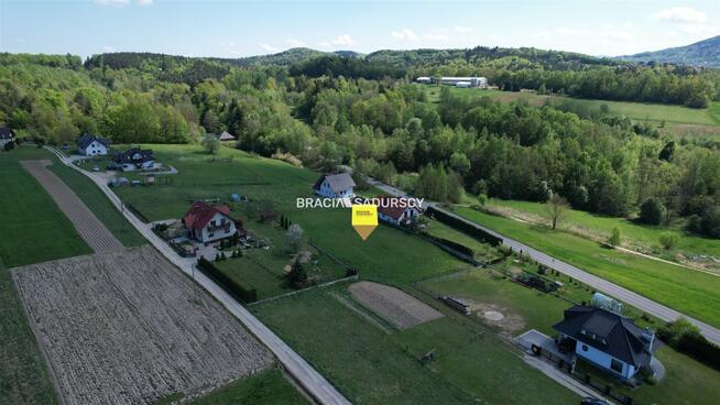 Działka budowlana Łęki gm. Myślenice