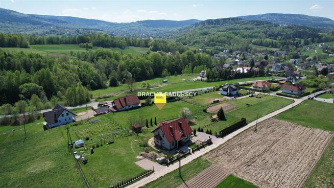 Działka budowlana Łęki gm. Myślenice