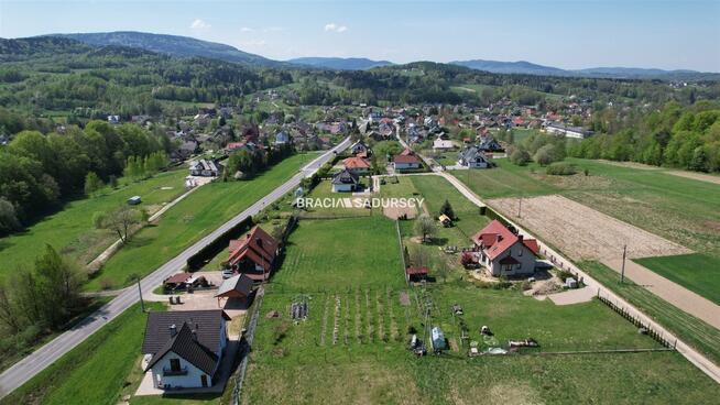 Działka budowlana Łęki gm. Myślenice