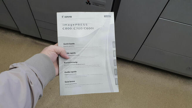 Maszyna do druku cyfrowego Canon imagePress C700 - stan bard