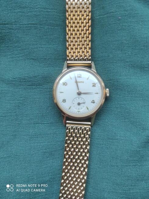 Damski złoty zegarek 14 K 585 Zenith