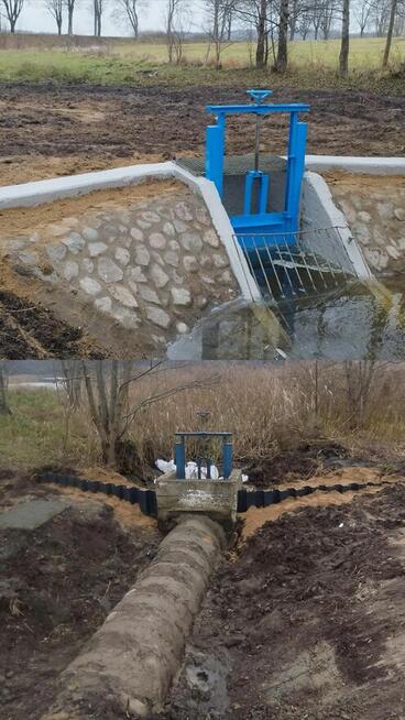 Fundamenty, ściany oporowe, gabiony, przepusty, jazy, żelbet