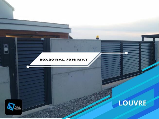 Nowoczesne grodzenia aluminiowe producent Euro Fences