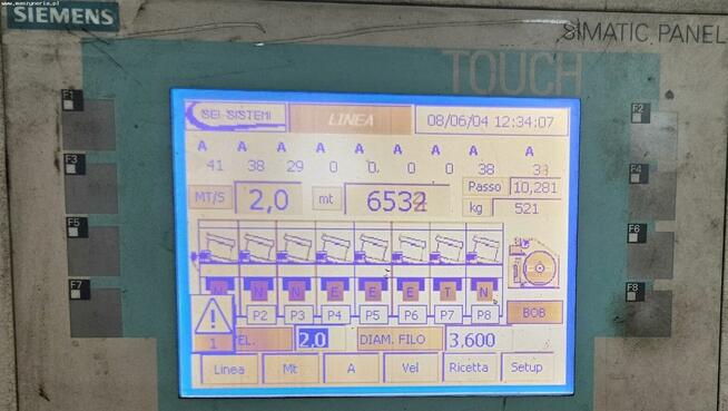 Linia do przeciągania drutu WWM TS 560/8-1