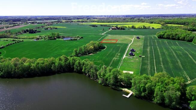 Działka z dostępem do jeziora z warunkami zabudowy