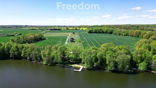 Działka z dostępem do jeziora z warunkami zabudowy