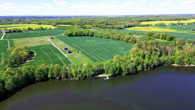 Działka z dostępem do jeziora z warunkami zabudowy