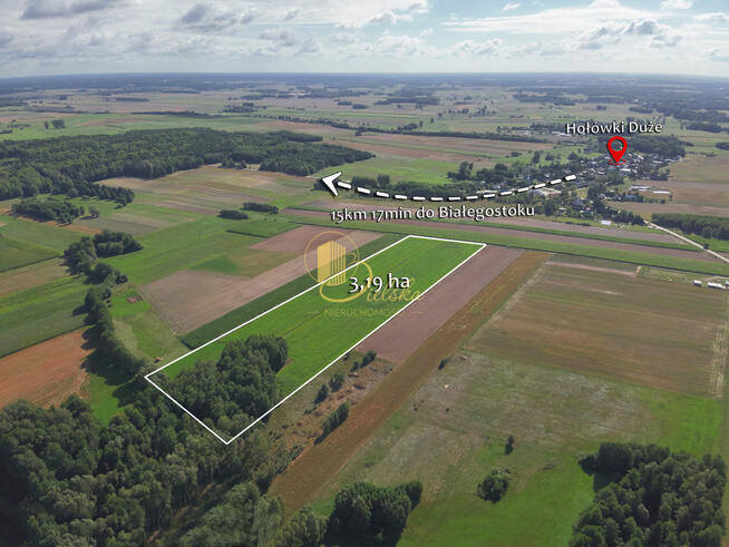 Działka Inwestycyjna - Ponad 3 ha z mediami i WZ