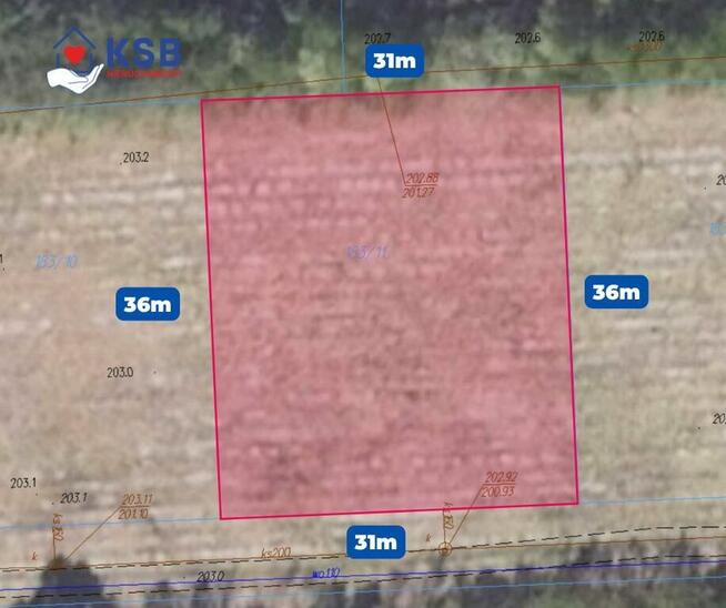 Działka budowlana - Magonie - 1100m2