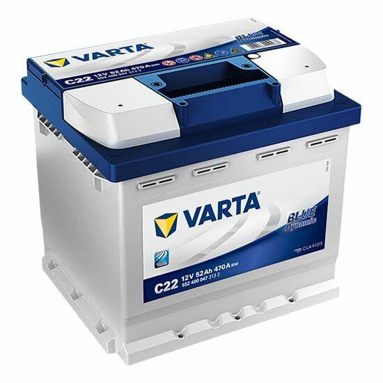 Akumulator 52Ah 470A VARTA C22 – DARMOWY DOWÓZ I WYMIANA
