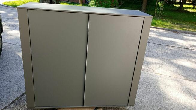 Komoda szafa szara 125x114cm komody szafy szafki biurowe