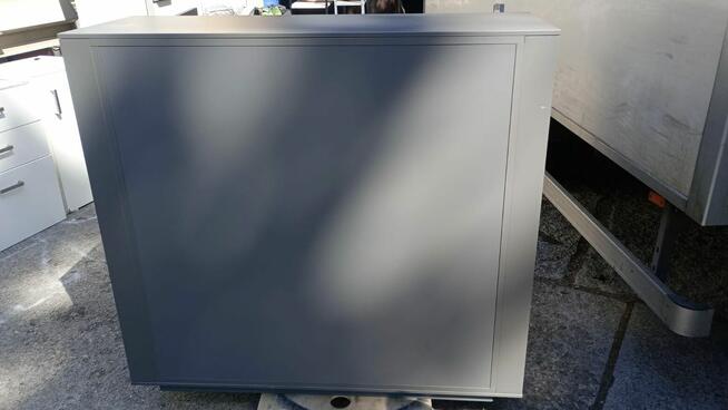 Komoda szafa szara 125x114cm komody szafy szafki biurowe