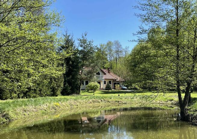 Posiadłość ponad 4 ha z domem, lasem i zbiornikiem wodnym