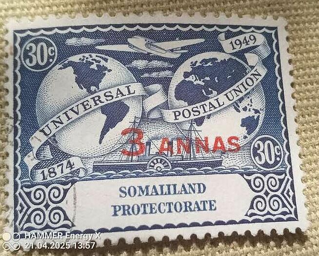 Postage Stamps of British Africa Somaliland Protectorate