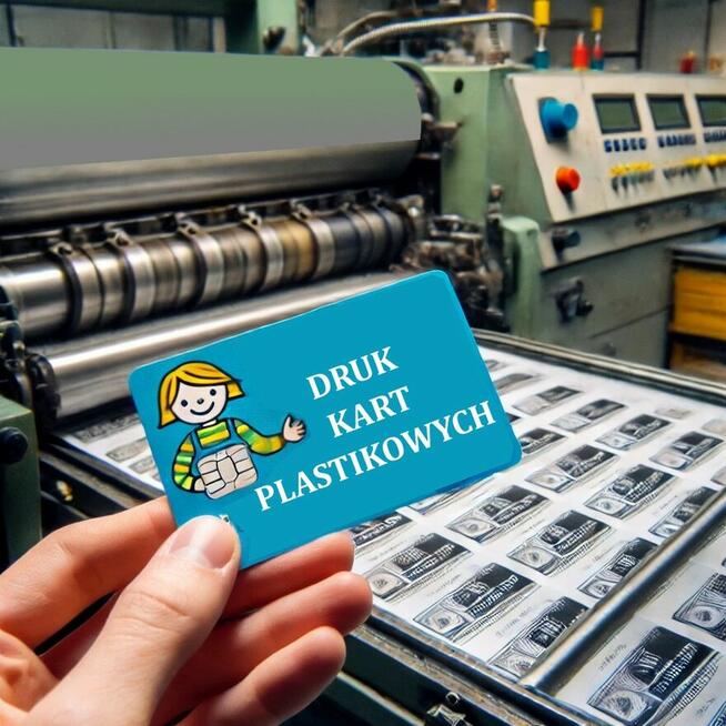 Druk kart plastikowych z personalizacją np. kodem kreskowym