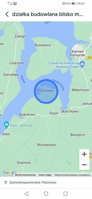 DZIAŁKA BUDOWLANA - POŁCHOWO