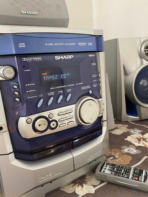 Wieża Sharp CP-DC9 plus 5 głosników