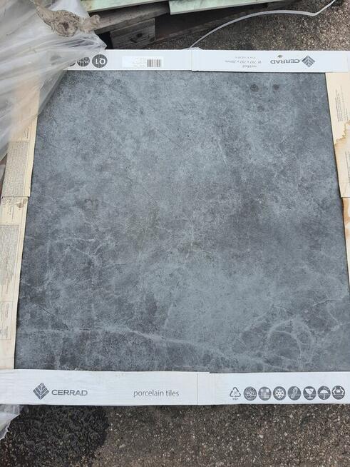 Ceramiczne płyty tarasowe antracytowe 2cm 80x80 gat.1 Tacoma