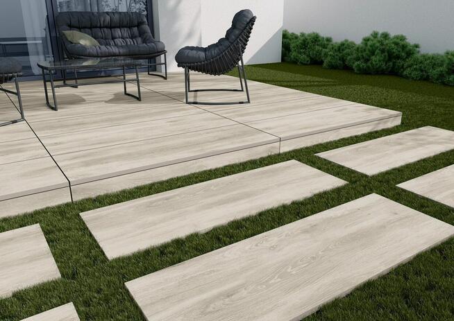 Płytki tarasowe zewnętrzne gres 2cm 120x40 gat.1 Tauro