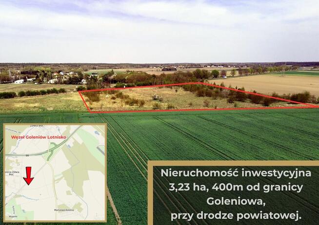 Działki inwestycyjne pod Goleniowem