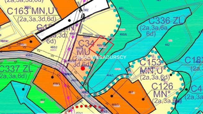 Działka budowlana Kamionna gm. Trzciana