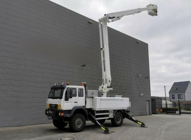MAN LE 18.280 4x4 Zwyżka Altec TA60 Podnośnik Koszowy Wysokość Podnoszenia 20m 100% SPRAWNY UNIKAT S