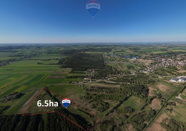 6,5 ha działka inwestycyjna | Kaliś k. Wolbromia