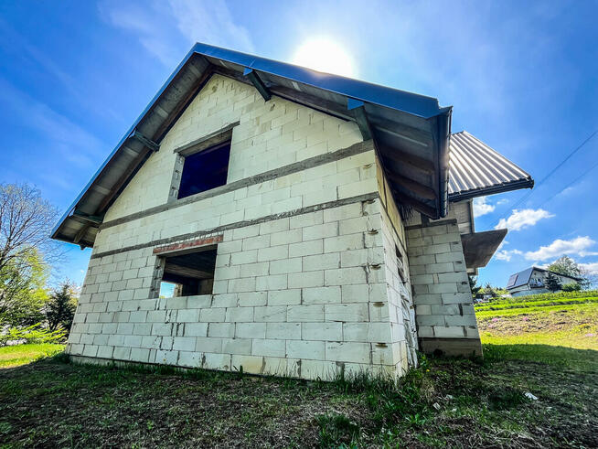 Dom 122 m² w Golcowej, stan surowy otwarty