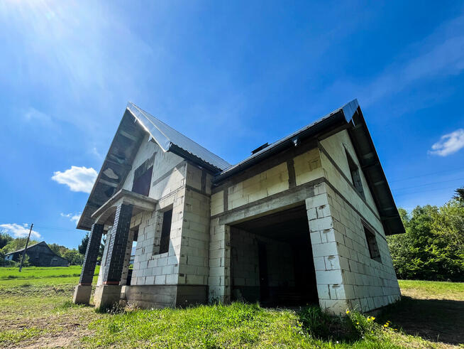 Dom 122 m² w Golcowej, stan surowy otwarty