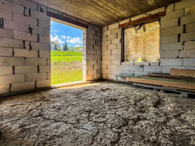 Dom 122 m² w Golcowej, stan surowy otwarty