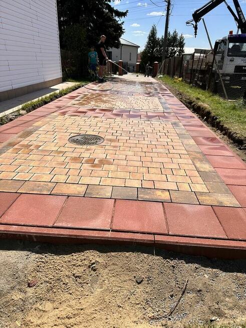 Układanie kostki brukowej, ogrody, trawniki