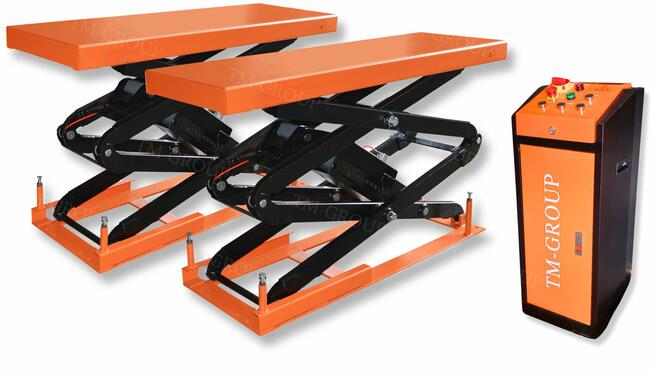 Podnośnik Nożycowy Podposadzkowy Warsztatowy 3,5 T 2,13 M