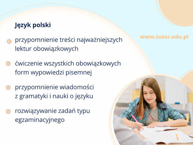 Egzamin Ósmoklasisty z Tutorem Kurs dla ósmoklasistów Toruń