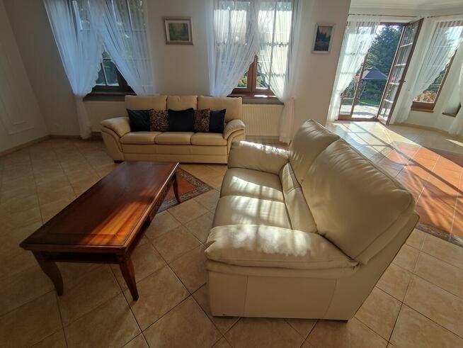 Zestaw kanap skóra naturalna, stan idealny