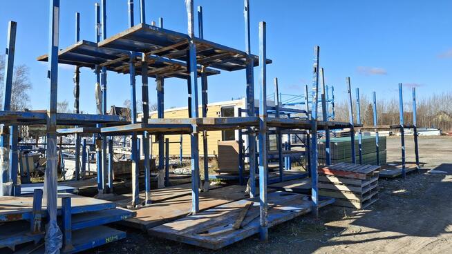 Mobilny regał sztaplowany, ciężki