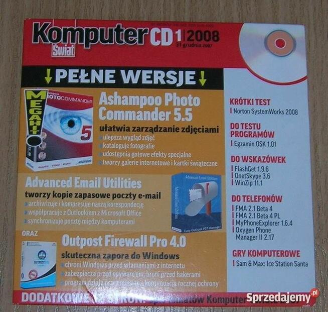 Ashampoo Photo Commander Advanced Email Utilities Outpost