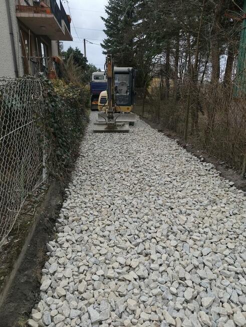 Usługi ziemne koparka 3.5t / 5 t/ 12 t/ 24t