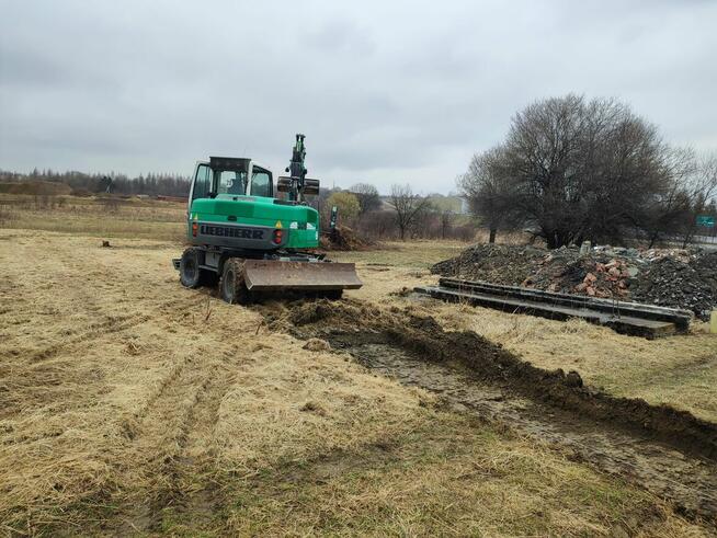 Usługi ziemne koparka 3.5t / 5 t/ 12 t/ 24t