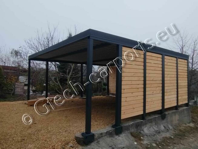 Seria PROFI – wiata stalowa 6x6 garażowa | carport |