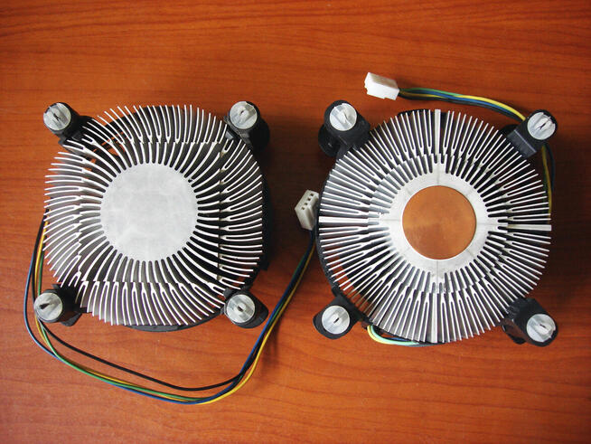 LGA 775, LGA775. Wentylator, radiator. 2 sztuki. Nie używane